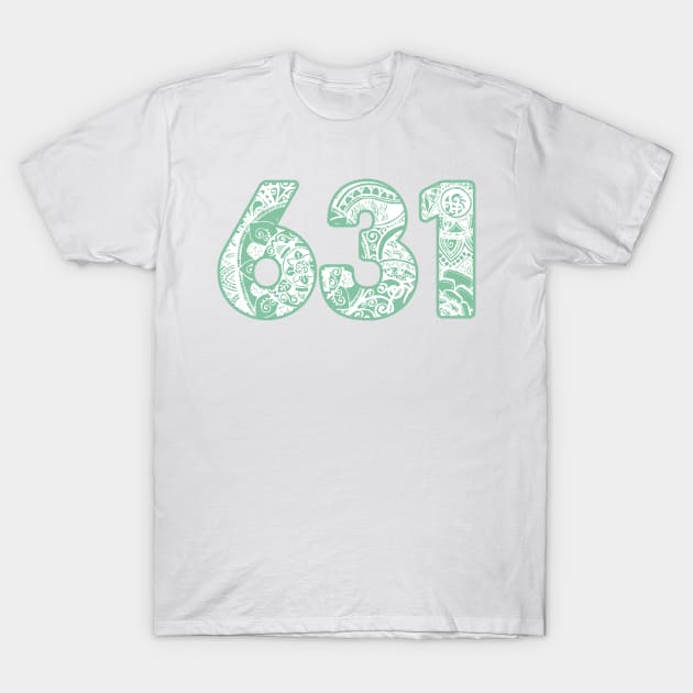 The 631 Area Code T-Shirt by emilystp23